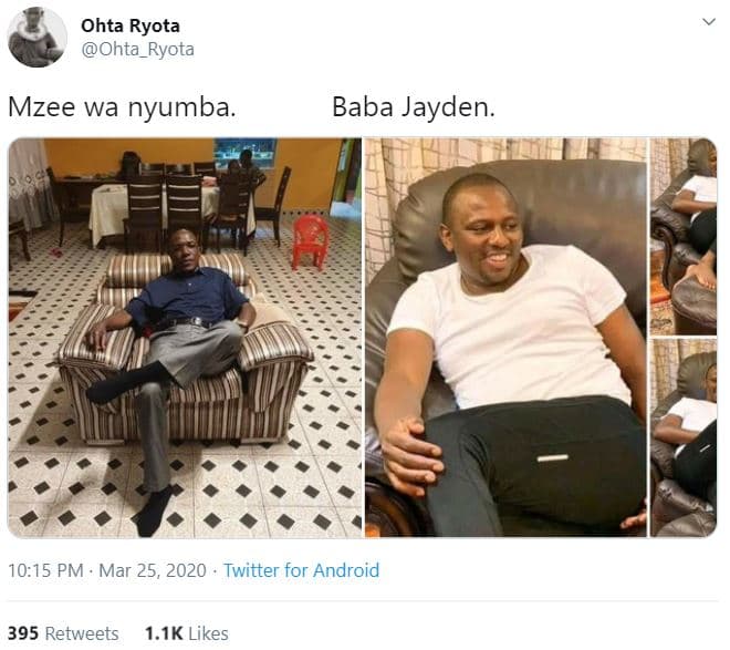 Ohta ryota onta_ryota mzee wa nyumba. baba jayden 10.15 pm mar 25, twitter for a