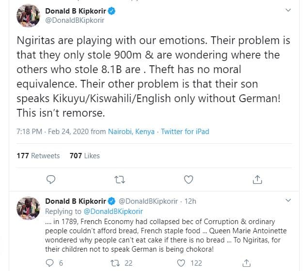 Donald b kipkorir donaldbkipkorir ngiritas are playing with our emotions. their