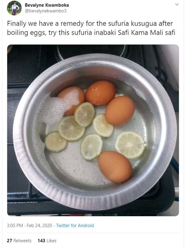 Bevalyne kwamboka bevalynekwambo3 finally we have a remedy for the sufuria kusug