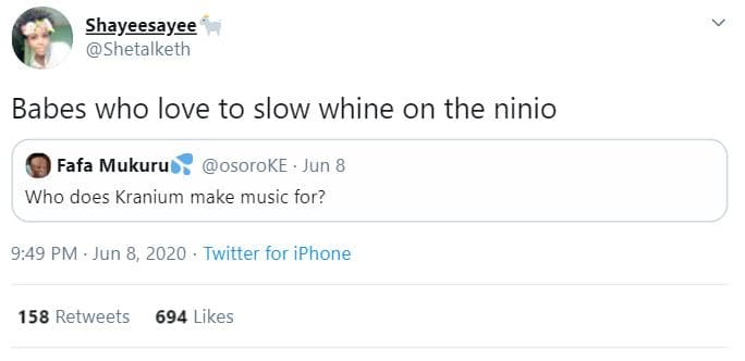 Shayeesayee shetalketh babes who love to slow whine on the ninio fafa mukuru oso