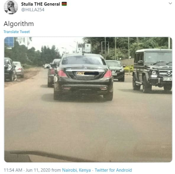 Stulla the general hilla254 algorithm translate tweer 11.54 am . jun 11, from na