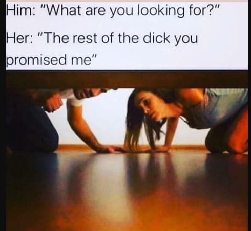 Him what are you looking for?' her the rest of the dick you promised me