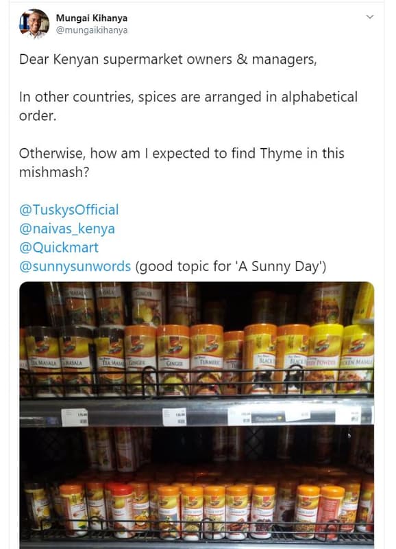 Mungai kihanya mungaikihanya dear kenyan supermarket owners managers, in other c