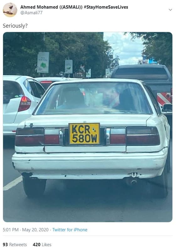 Ahmed mohamed asmali stayhomesavelives asmali seriously? kcr 580w 5,01 pm may 20