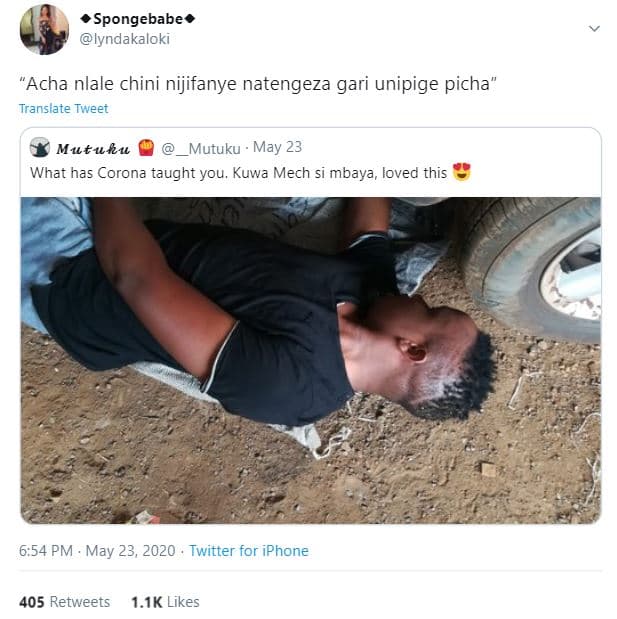 Spongebabe lyndakaloki acha nlale chini nijifanye natengeza gari unipige picha t