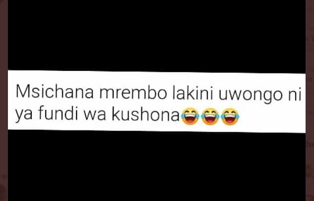 Msichana mrembo lakini uwongo ni ya fundi wa kushona