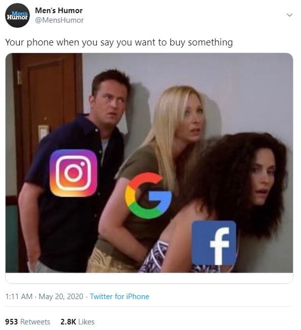 Men's humor huror menshumor your phone when you say you want to buy something g