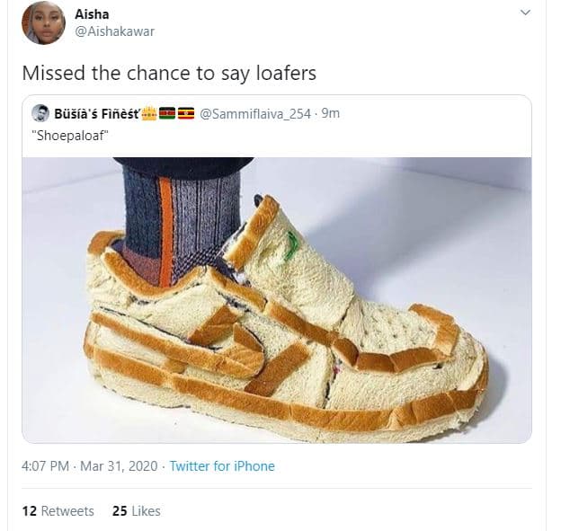 Aisha aishakawar missed the chance to say loafers büsíà' fiñèwt shoepaloaf sammi