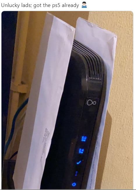 Unlucky lads got the ps5 already 0o