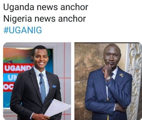Uganda news anchor nigeria news anchor uganig ugand uv oc