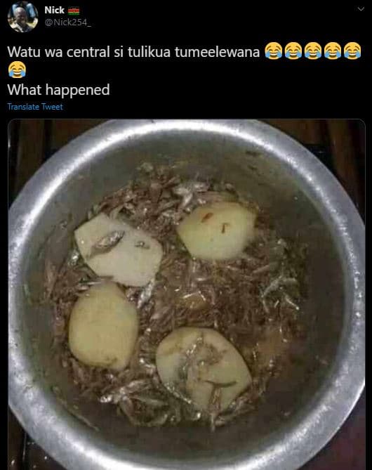 Nick nick254 _ watu wa central si tulikua tumeelewana what happened translate tw