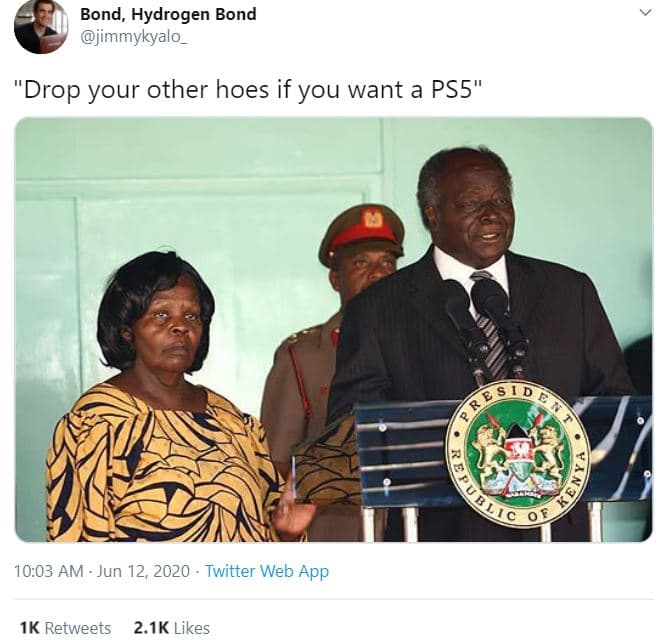 Bond, hydrogen bond jimmykyalo 'drop your other hoes if you want a ps5 10.03 am