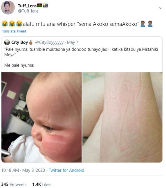 Tuff_lens tuff_lens àe alafu mtu ana whisper 'sema akoko semaakoko translate twe