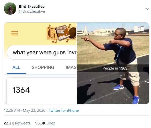 Bird executive birdexecutive what year were guns inve all shopping imag people i