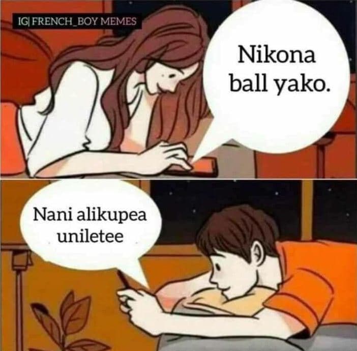Igi french_boy memes nikona ball yako. nani alikupea uniletee