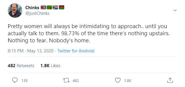 Chinks justchinks pretty women will always be intimidating to approach until you