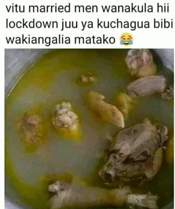 Vitu married men wanakula hii lockdown juu ya kuchagua bibi wakiangalia matako
