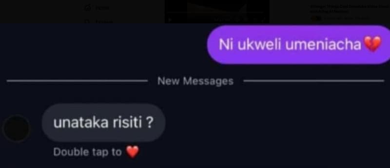 ni ukweli umeniacha unataka risiti