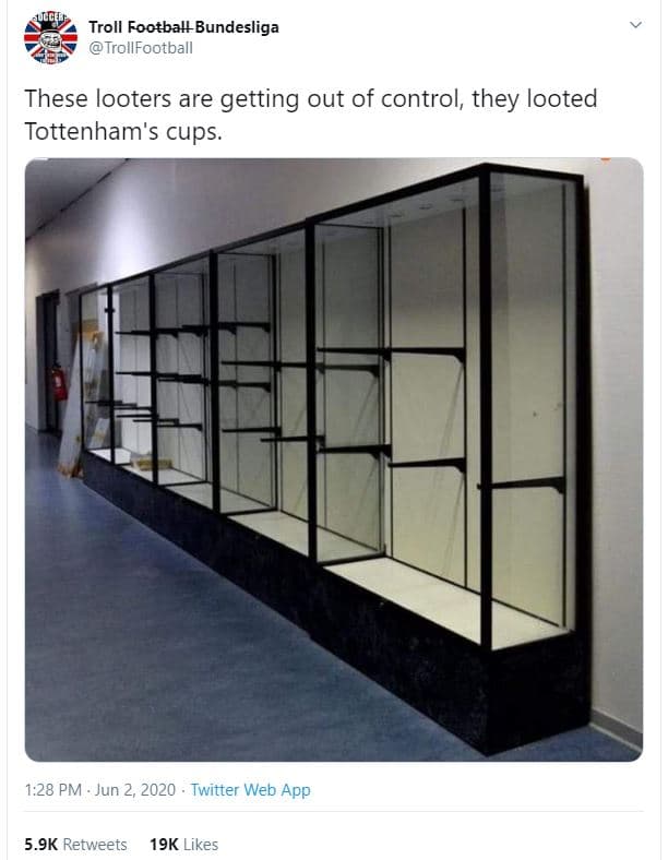 Troll footballbundesliga trollfootball these looters are getting out of control,