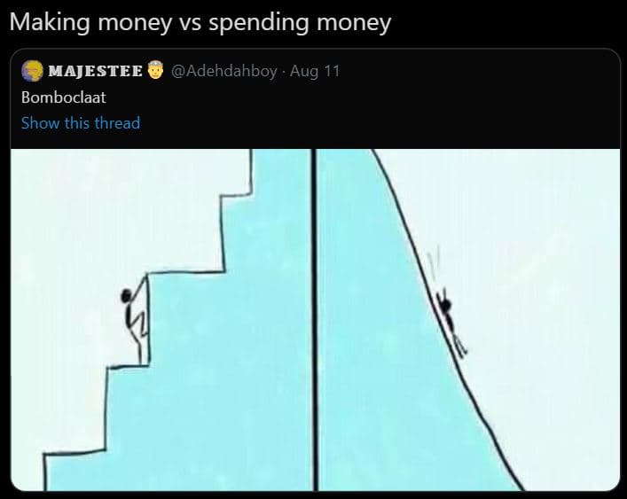 Making money vs spending money majestee adehdahboy aug 11 bomboclaat show this t