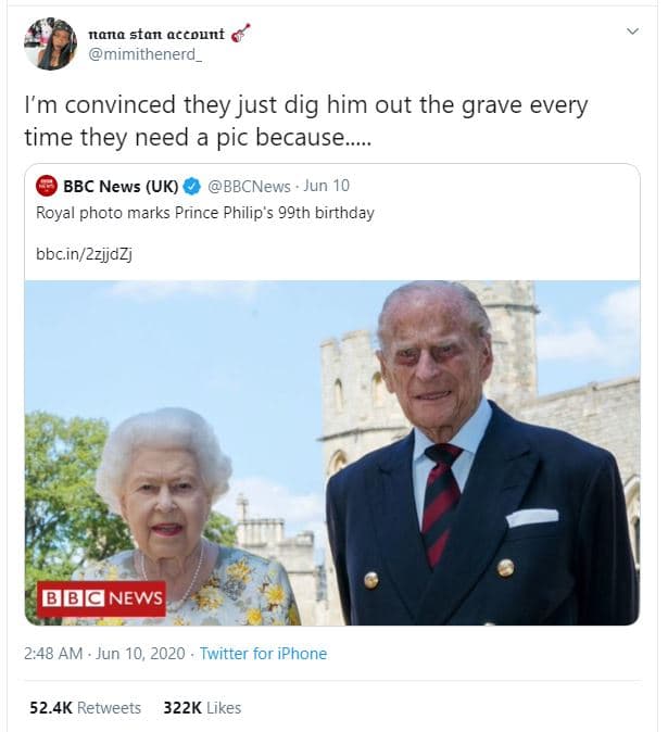 Nata stan accpunt mimithenerd _ im convinced they _ just dig him out the grave e