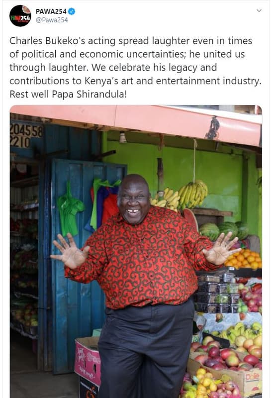 Pawa254 pawa254 charles bukeko's acting spread laughter even in times of politic