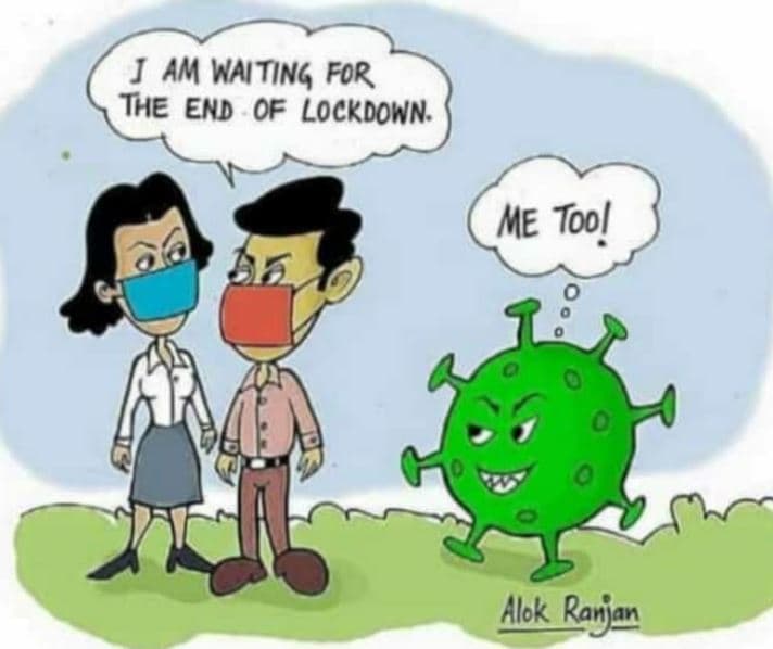 1 am waiting for the end of lockdown me tool alok ranjan