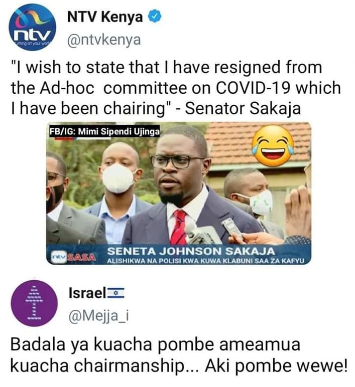 Ntv kenya ntv ntvkenya iwish to state that have resigned from the adhoc committe