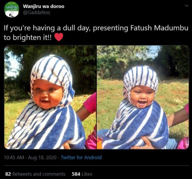 Waniiru wa doroo gaddafess if you're having a dull day, presenting fatush madumb