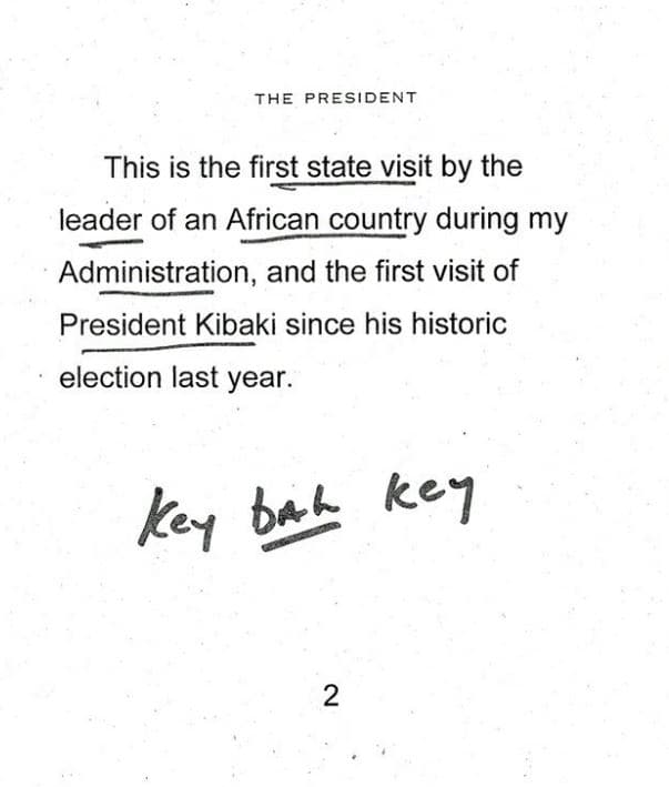 The president this is the first state visit by the leader of an african country