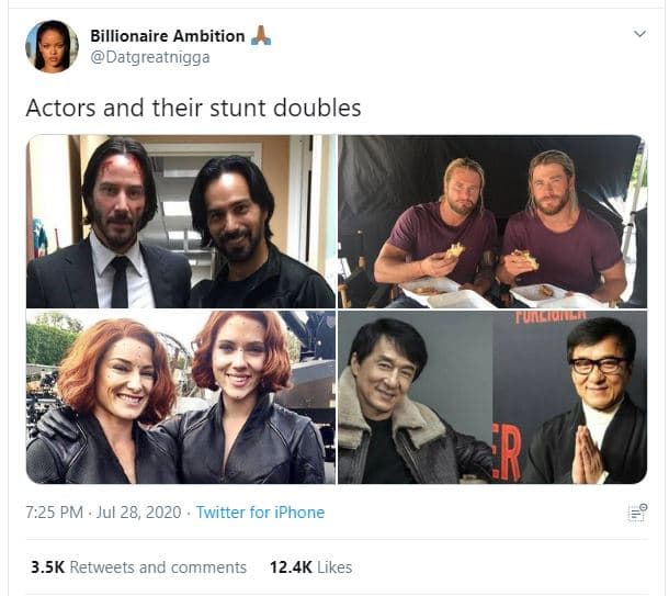 Billionaire ambition datgreatnigga actors and their stunt doubles runuumei 7.25