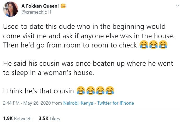 A fokken queen! cremechic1 used to date this dude who in the beginning would com