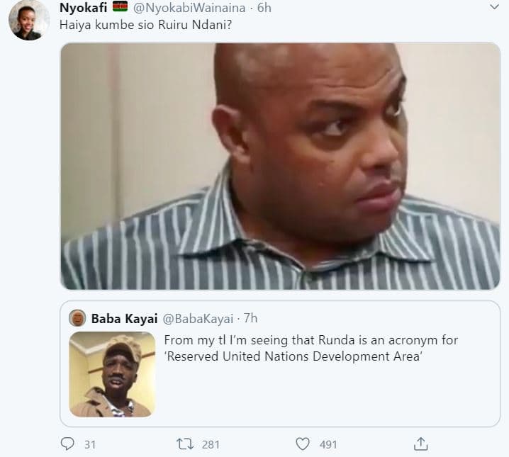 Nyokafi nyokabiwainaina 6h haiya kumbe sio ruiru ndani? baba kayai babakayai 7h