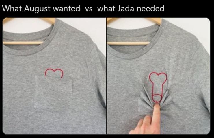 What august wanted vs what jada needed