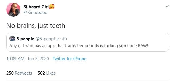 Bilboard girl kiritubobo no brains, just teeth 5 people 5_peopl_e 3h any girl wh