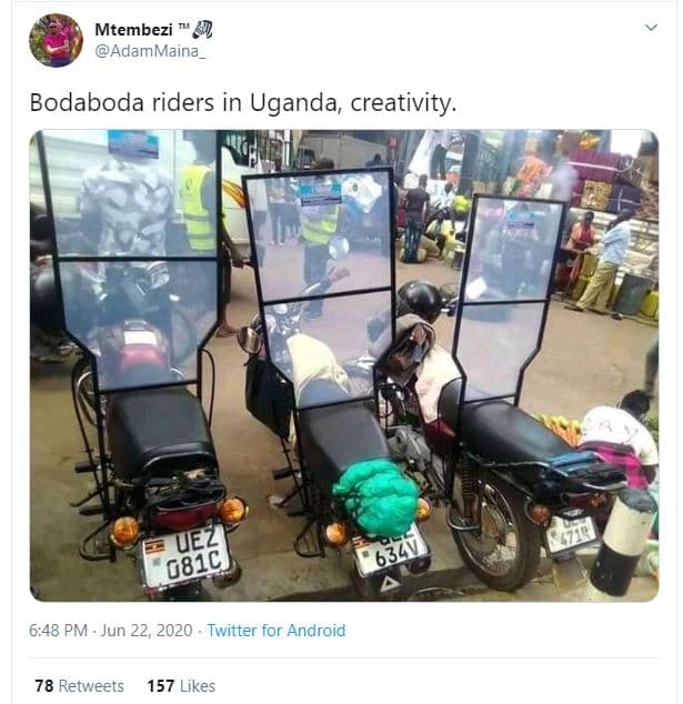 Mtembezi 87 adammaina bodaboda riders in uganda creativity. 9i 6,48 pm jun 22, t