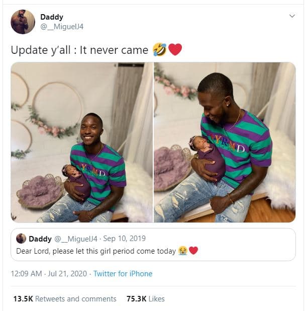 Daddy miguelj4 update yall it never came daddy miguelj4 sep 10, dear lord please