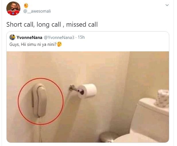 Awesomali short call, long call missed call yvonnenana yvonnenana3 . 15h guys, h