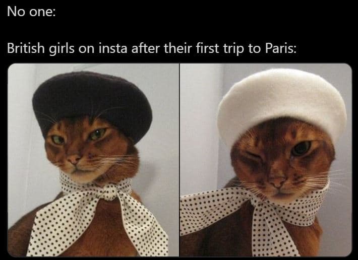 No one british girls on insta after their first trip to paris