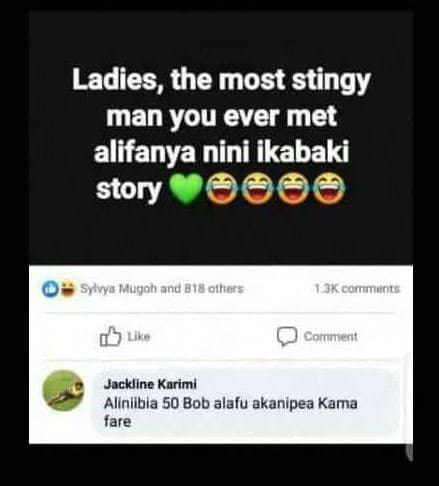 Ladies, the most stingy man you ever met alifanya nini ikabaki story sylvya muuo