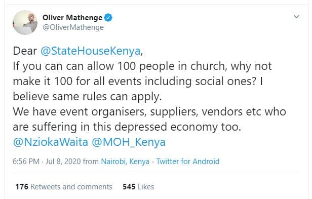 Oliver mathenge olivermathenge dear statehousekenya, if you can can allow 100 pe