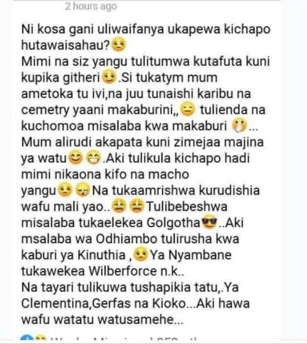 2hours ago ni kosa gani uliwaifanya ukapewa kichapo hutawaisahau? mimi na siz ya
