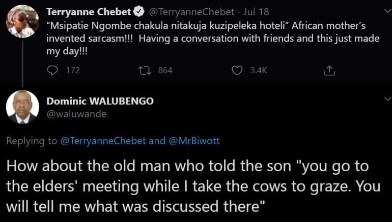 Terryanne chebet terryannechebet jul 18 msipatie ngombe chakula nitakuja kuzipel