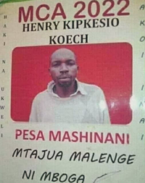 Mca henry kipkesio koech pesa mashinani mtajua malenge ni mboga