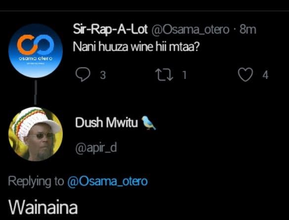 Srrapalot osama_otero 8m nani huuza wine hii mtaa? sonolero 3 1 dush mwitu apir_