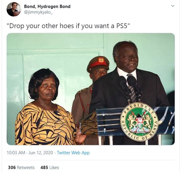 Bond, hydrogen bond jimmykyalo _ 'drop your other hoes if you want a ps5 10.03 a