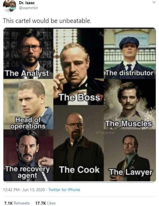 Dr isaac wammiri this cartel would be unbeatable. the analyst the distributor th