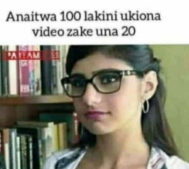 Anaitwa 100 lakini ukiona video zake una 20