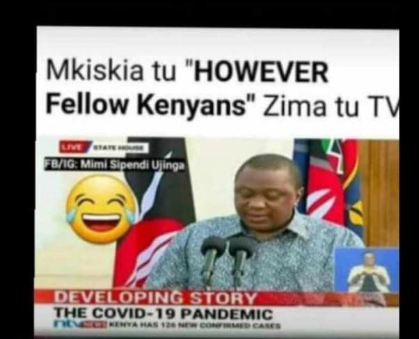 Mkiskia tu however fellow kenyans zima tu tv uolimipendi ujlnga daveloping siory