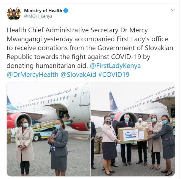 Ministry of health moh_kenya health chief administrative secretary dr mercy mwan